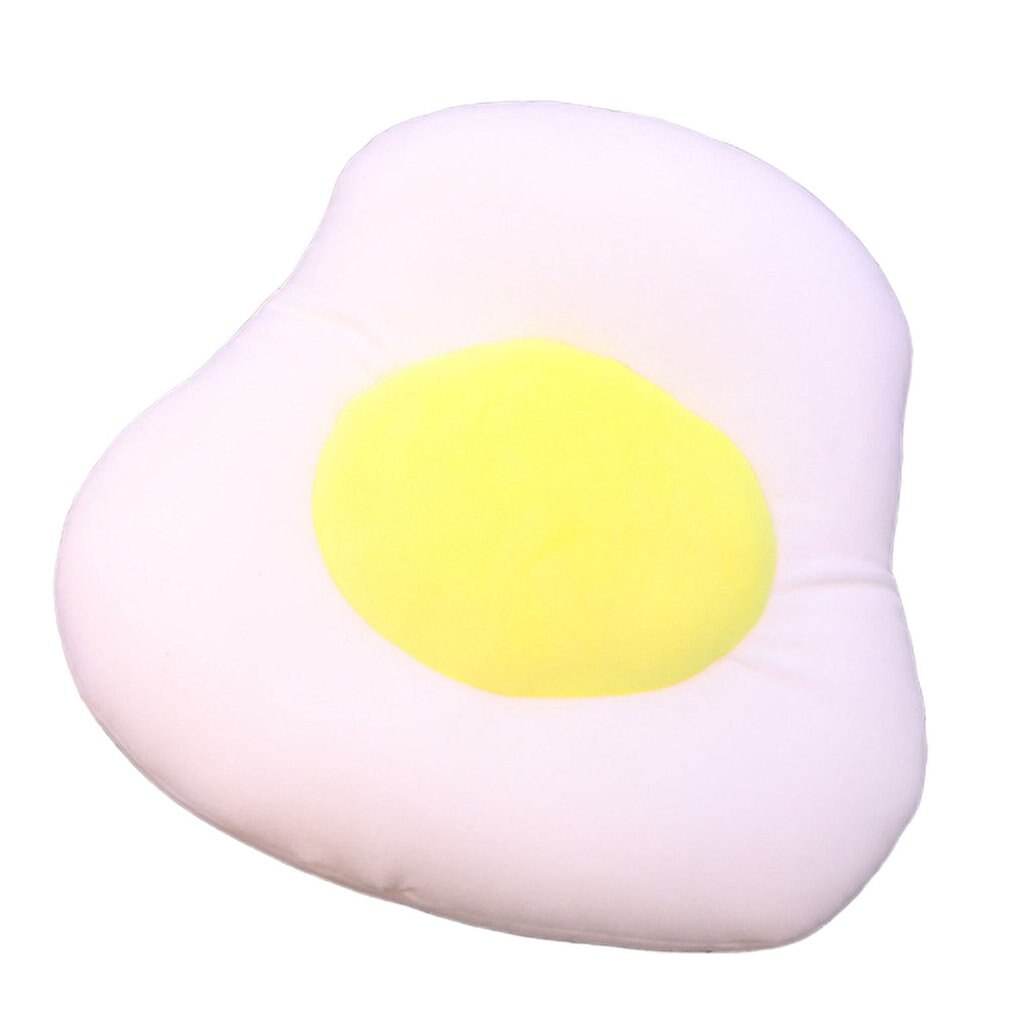 Personality Soft Egg Pillow Cushion Egg Yolk Pouch Egg Pillow Omelette Egg Pillow Child Girl Birthday: Default Title