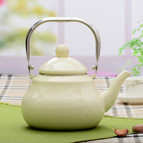 Waterkoker Dikke Emaille Pot Gouden Bloem Waterkoker Theepot Jug Braadpan Pot Inductie Kookplaat Gas Algemene Purpose: 2.0L b