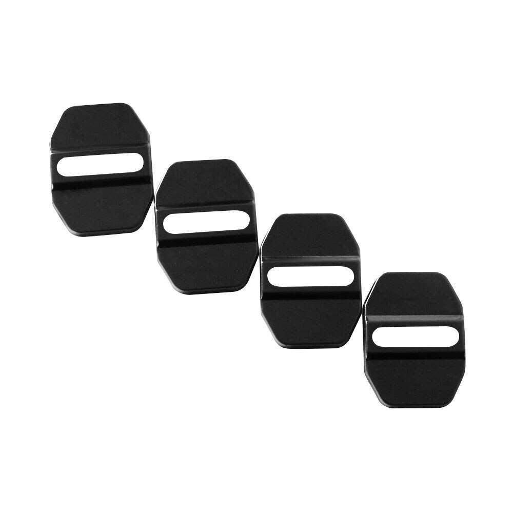 Cubierta de protección para cerradura de puerta de coche, accesorios para cerraduras de puerta Interior, embellecedor, para Jeep Compass 2th, , , ,: stainless black