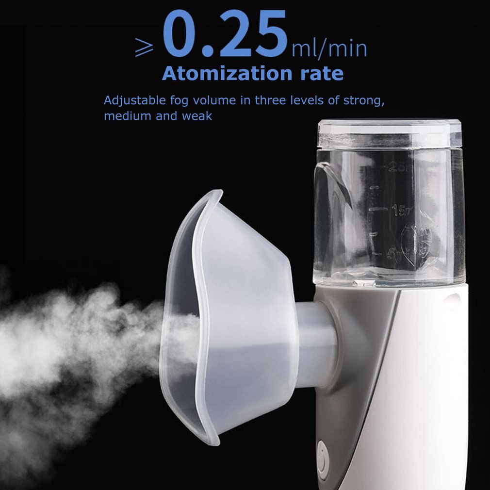 Small Household Ultrasonic Grid Atomizer Portable Handheld Air Atomizer Adult Children Household Mute Atomizer