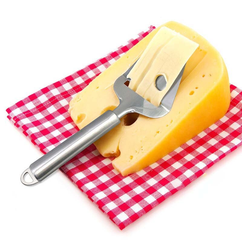 1pc Cheese Slicer Silver Stainless Steel Cheese Peeler Cheese Slicer Cutter Butter For Kitchen Cooking Cheese Tools