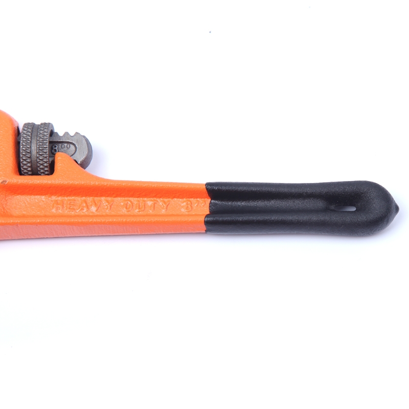 Heavy Duty Pipe Wrench Pump Monkey Pipe Wrench Precision Machine Teeth Heat Treated Comfortable to Hold Fast Opening M4YD