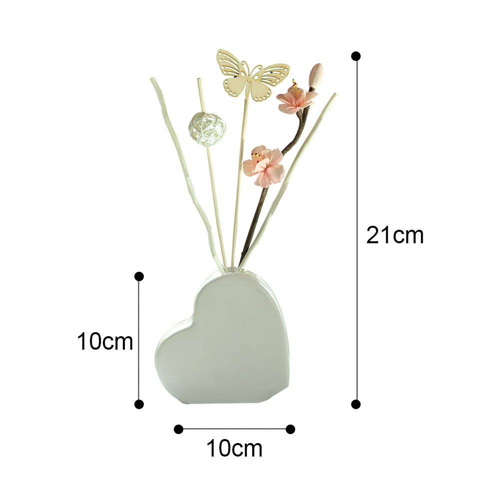 Bilduft siv frisk luft keramik ingen brand hoteller sticks æterisk olie diffuser hjemmespa dekoration aroma (uden vase)  #5