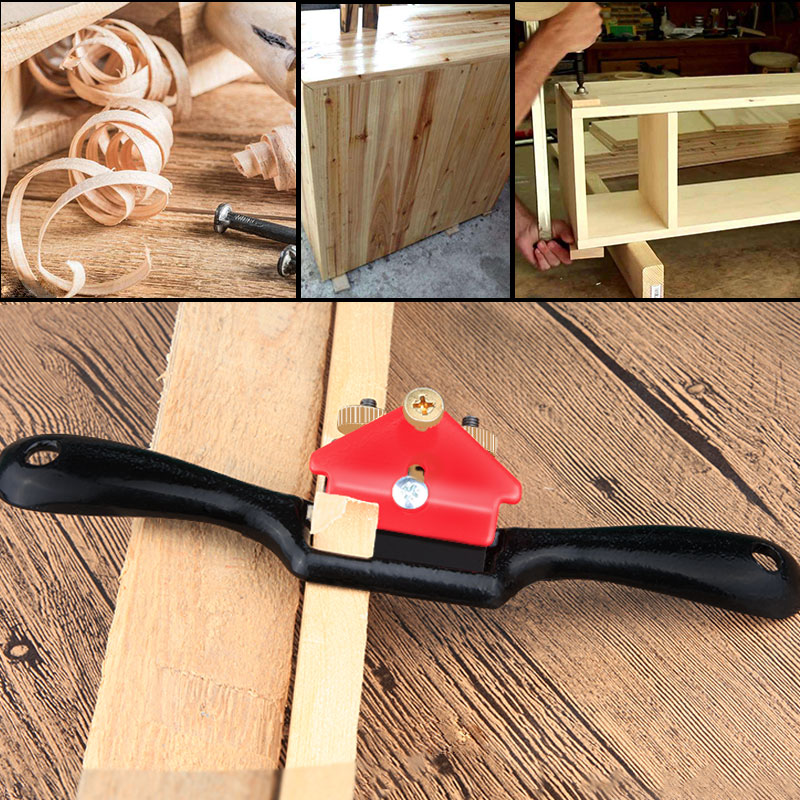 O.M.Y Adjustable Woodworking Hand Planer 9"/210mm Screw Planer Shave Wood Cutting Edge For Carpenter Manual Hand Tools