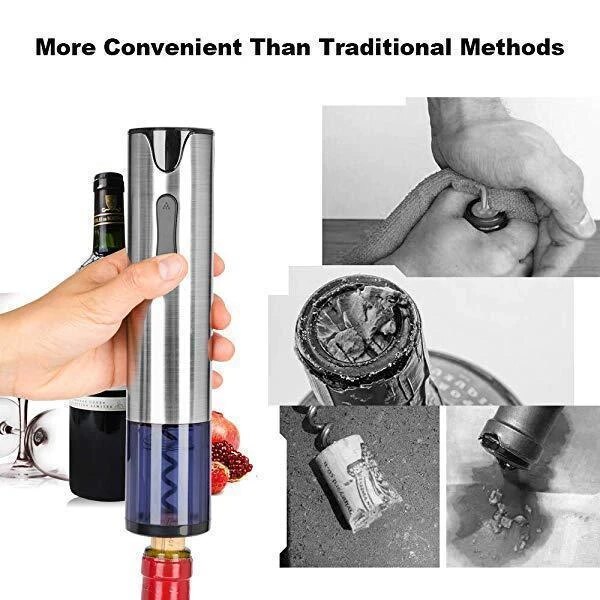 Elektrische Wijn Flesopener Draagbare Automatische Folie Cutter Elektrische Wijn Flesopeners Draadloze Kurkentrekker Wijn Opener
