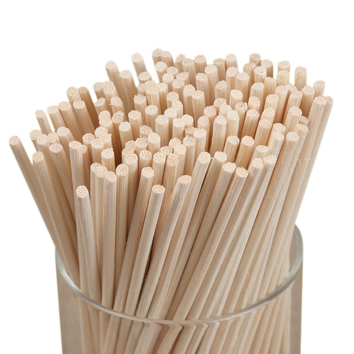 200 stuks rietstokjes voor diffusers, natuurlijke rotanstokjes, etherische olie-aroma diffuser navullingen, vervangende stokjes