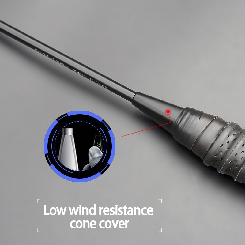 Style Racket Ultra Light 4U G4 Max Tension 30-32 Pounds Black Badminton Rackets Strung Racquet With Bag String