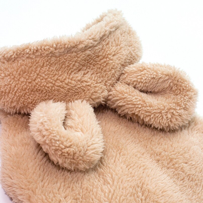 Winter Kleine Honden Jas Franse Bulldog Teddy Kleding voor Warm Houden Hond Kleren Trui Honden Bear Oor Hoodie Shirt kostuum