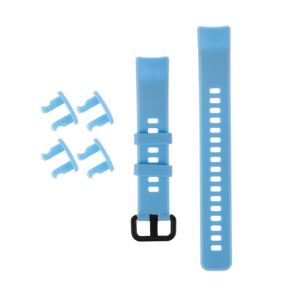 Bracelet intelligent en Silicone pour Huawei Honor Band 5 4 Bracelet souple de remplacement classique chaude de: blue