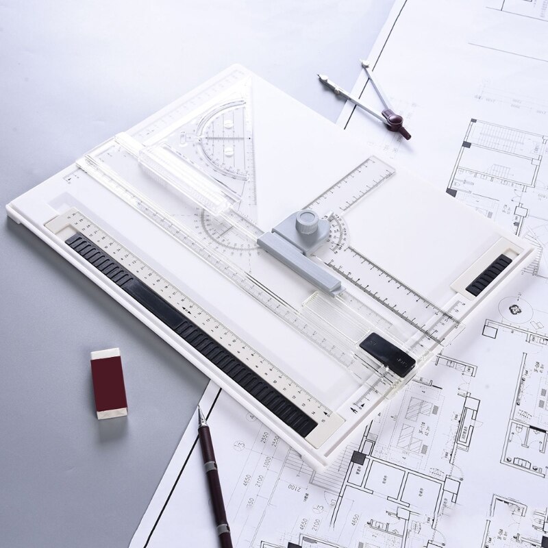 Portable A4 Drawing Board Table with Adjustable Angle Art Painting Drawing Tools C90C