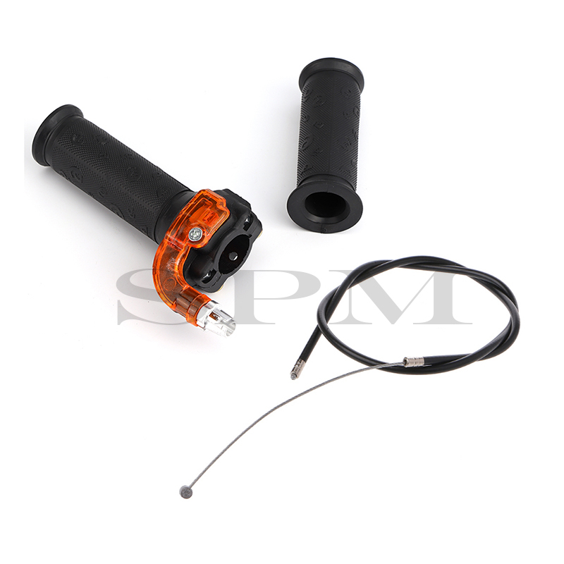 Acceleratore acceleratore Twist 3 stage Grip + cavo 80cm con impugnatura frizione freno per 47cc 49cc Mini Dirt Bike Quad Pocket: combination  B
