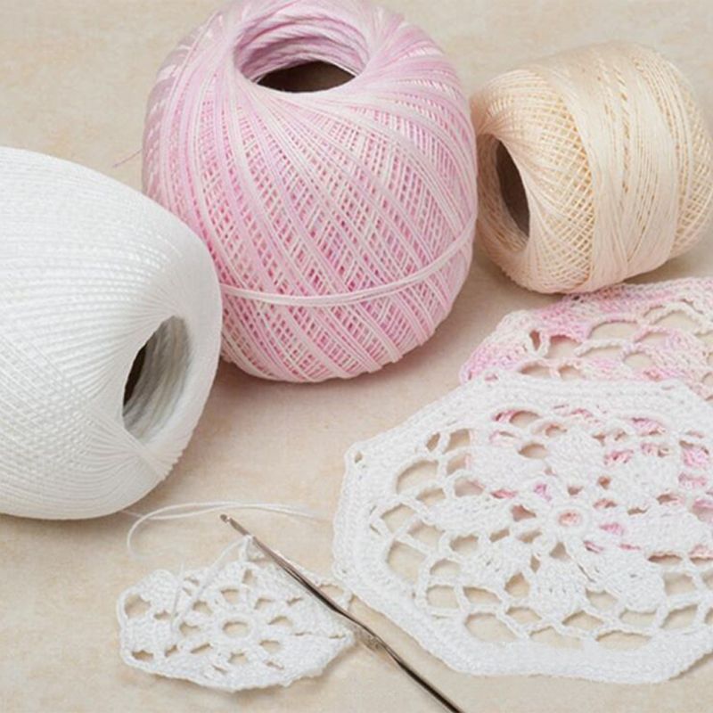 Fil de coton Crochet de 50g/boule | Fil de coton fin, fils Crochet de coton, fils à tricoter à la main, tricot Machine, fils Crochet
