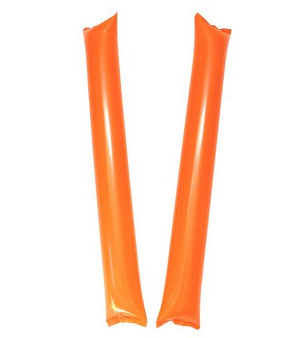 10 par/parti spil aktiviteter cheer forsyninger pe ballon synge konkurrence luft oppustelig pong bong stick god 9 farver: Orange