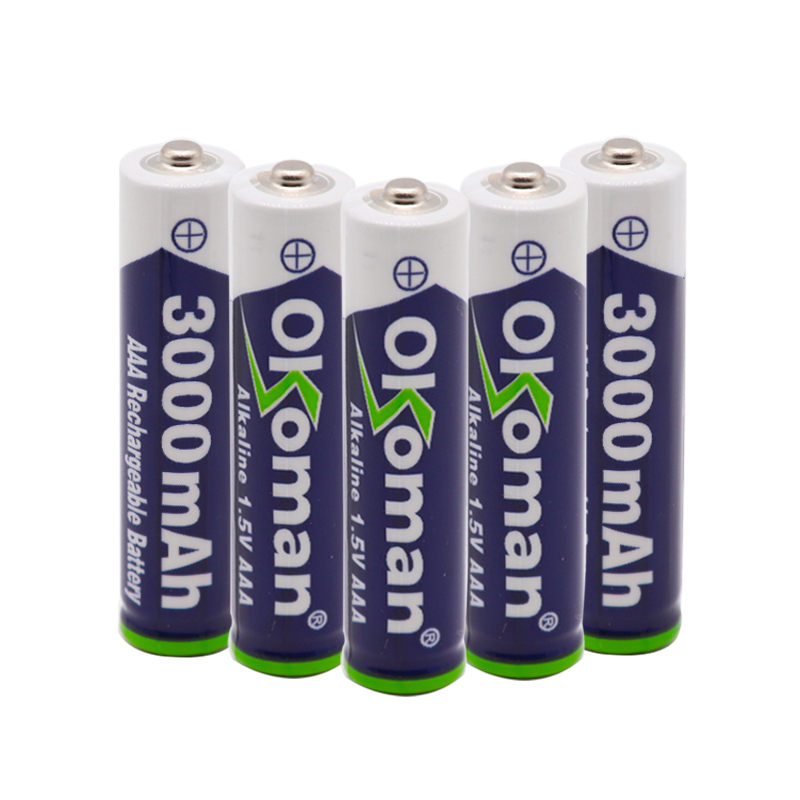 Neue 3000mah 1,5 V AAA alkalisch Batterie AAA akku für Fernbedienung Spielzeug Batery Rauch Alarm mit ladegerät