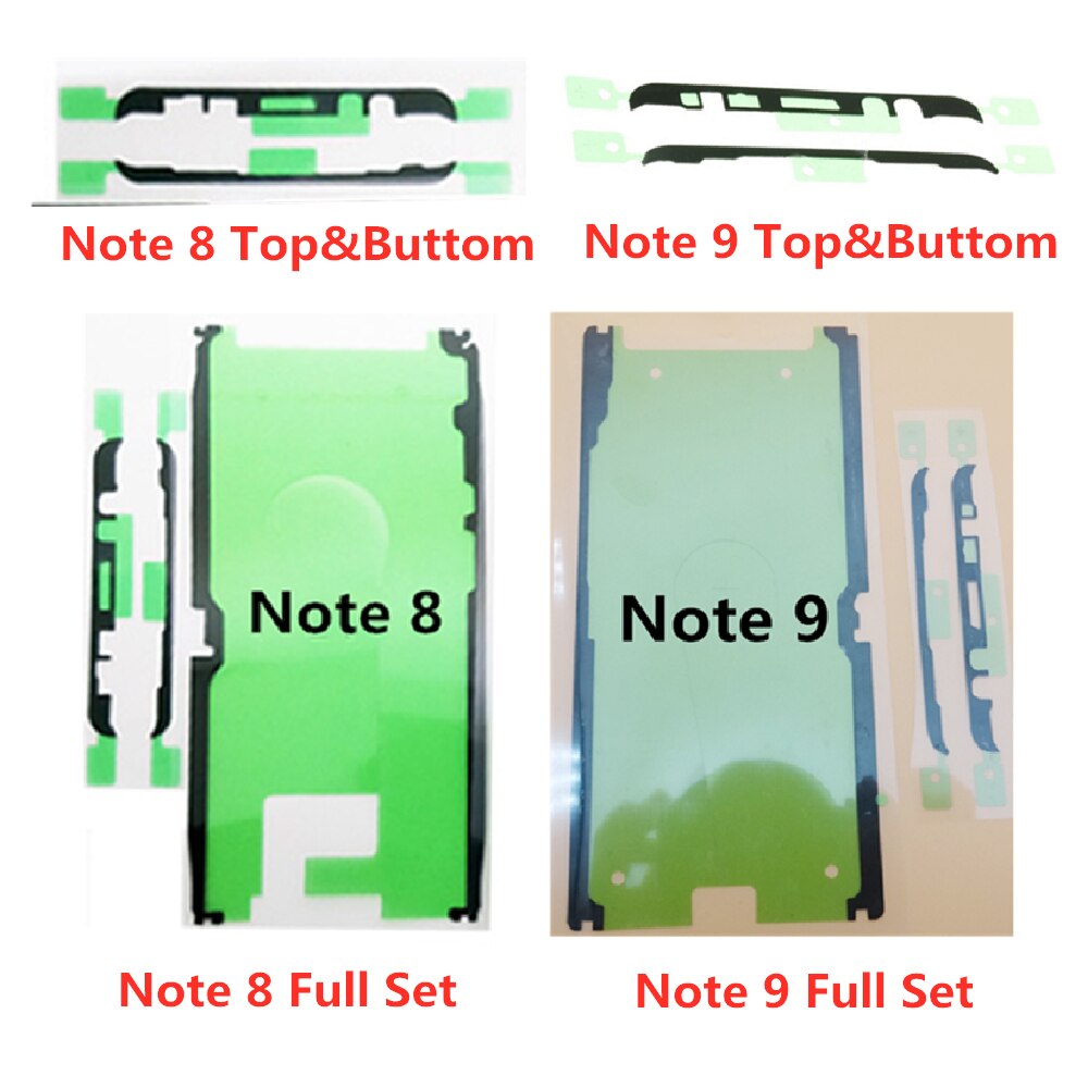 100 stk lcd skærm klæbende limtape til samsung galaxy note 8 9 note 8 note 9 frontramme tape klistermærke