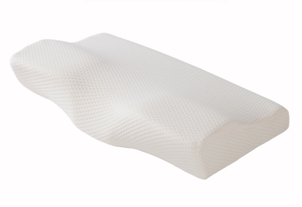 Ortopedisk nakkepute memory foam pute for søvn livmorhalsputer konturert ortopedisk memory foam pute for nakkesmerter: Hvit / 50 x 30cm