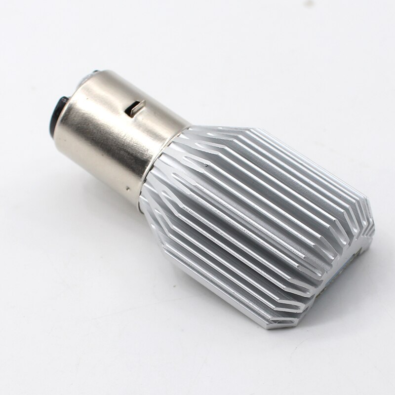Super heldere  ba20d h4 led motorfiets koplamp blub 6500k ba20d hi/lo moto licht cob scooter accessoire  h4 motorfiets koplamp