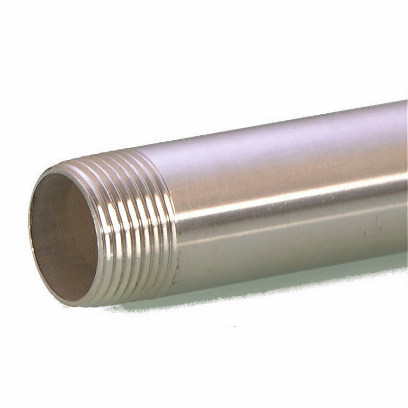 Dn15 dn20 dn25 ens diameter hangevind rørforbindelse 10-50cm forlænge forlængerrør rør 304 rustfri stål rør fitting