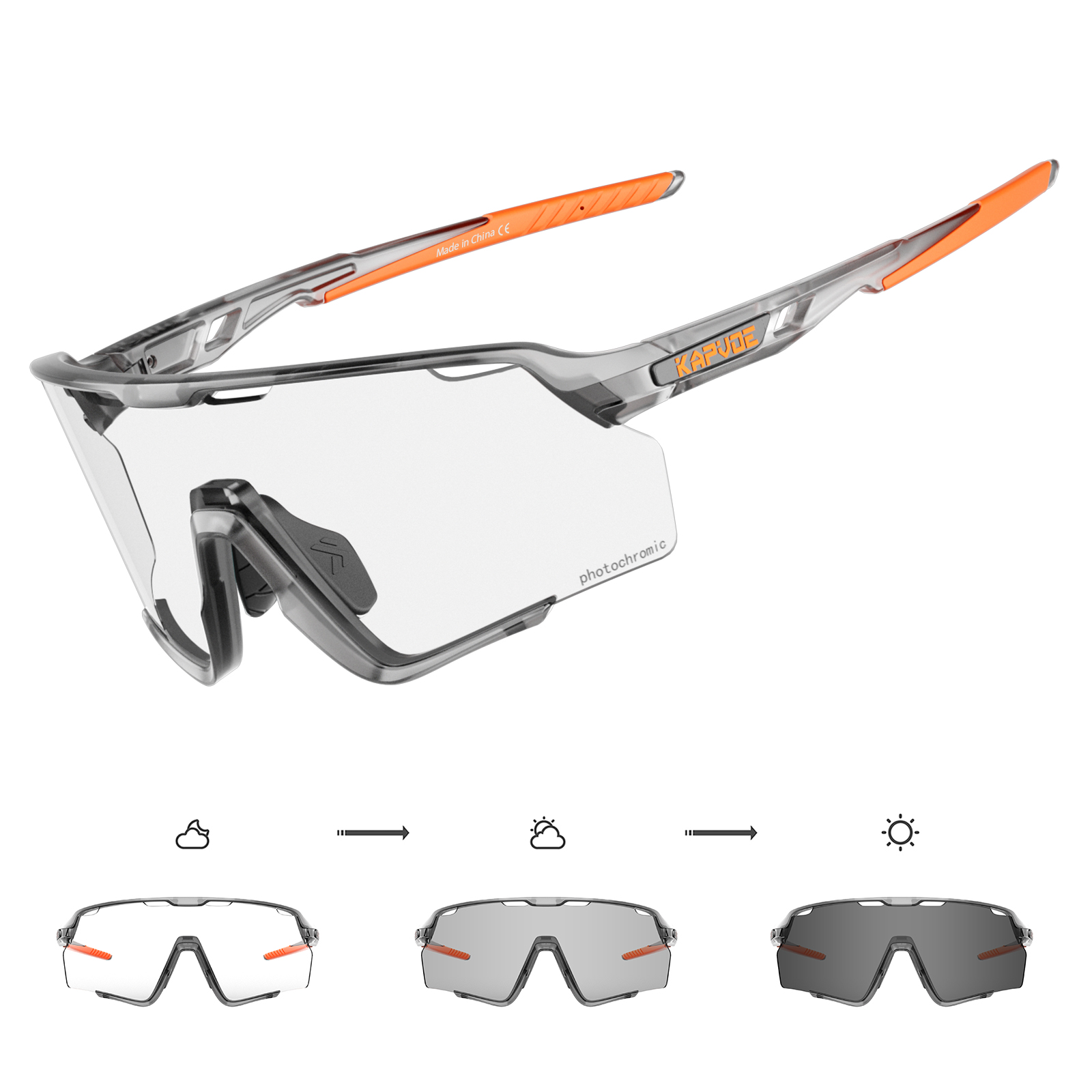 Kapvoe Meekleurende Fietsbril Sport Heren Zonnebril Voor Mannen Fiets Vrouw Outdoor UV400 Fietsbril Baseball: Roze