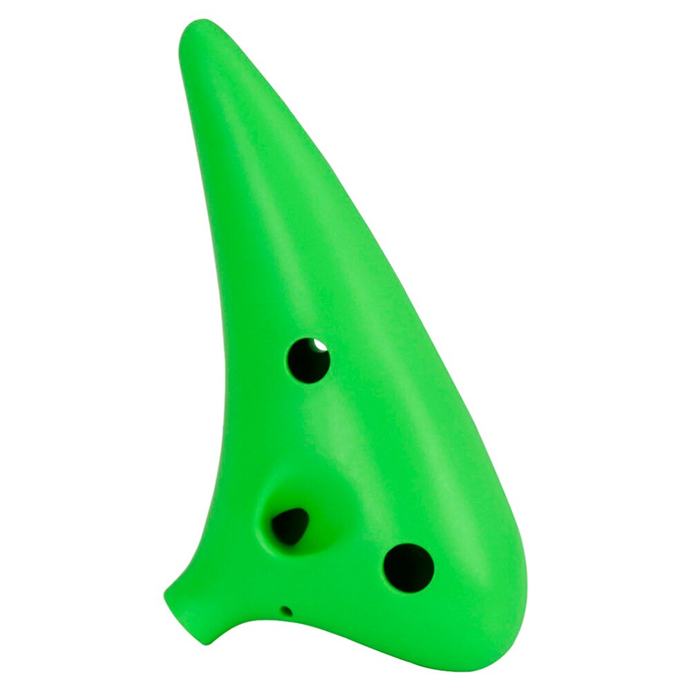 12 Holes Alto Ocarina Instrument for Beginner Performer (Yellow)