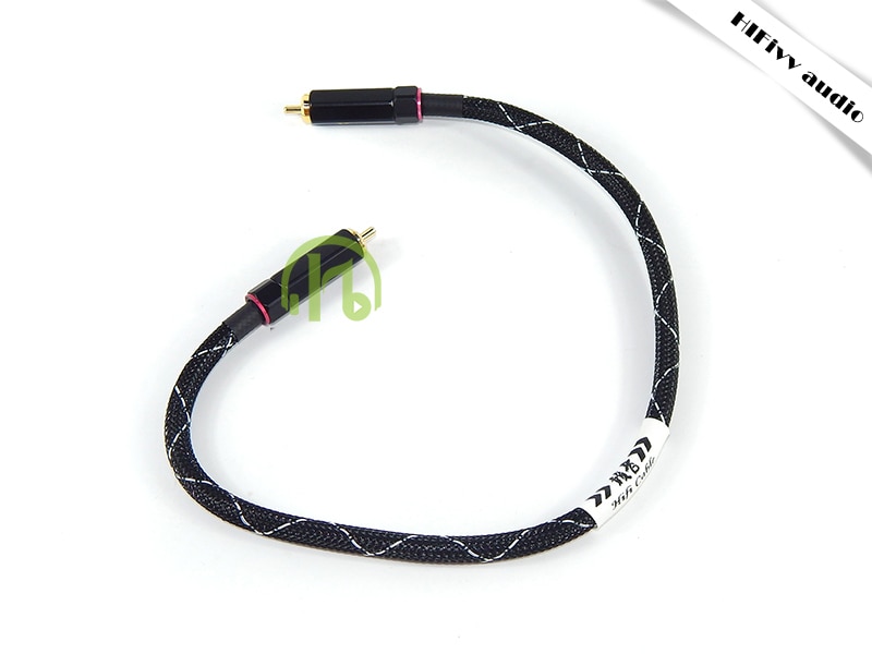 hifi Audio Video 75ohm Digital Coaxial DAC Cable Press Self-locking amplifier decoder RCA cable Stereo TV Audio speaker wire