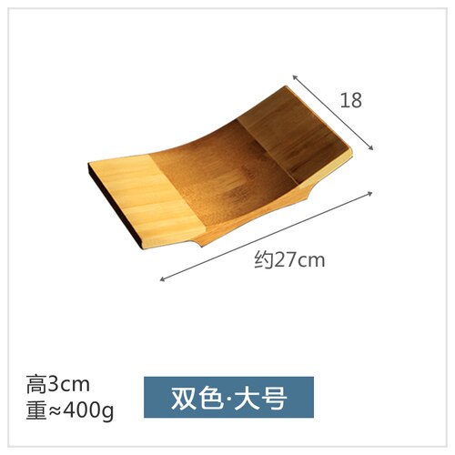 Massief Houten Platen Koken Houten Platen Sushi Platen Rechthoekige Gebogen Servies Japanse En Koreaanse Servies: Zilver