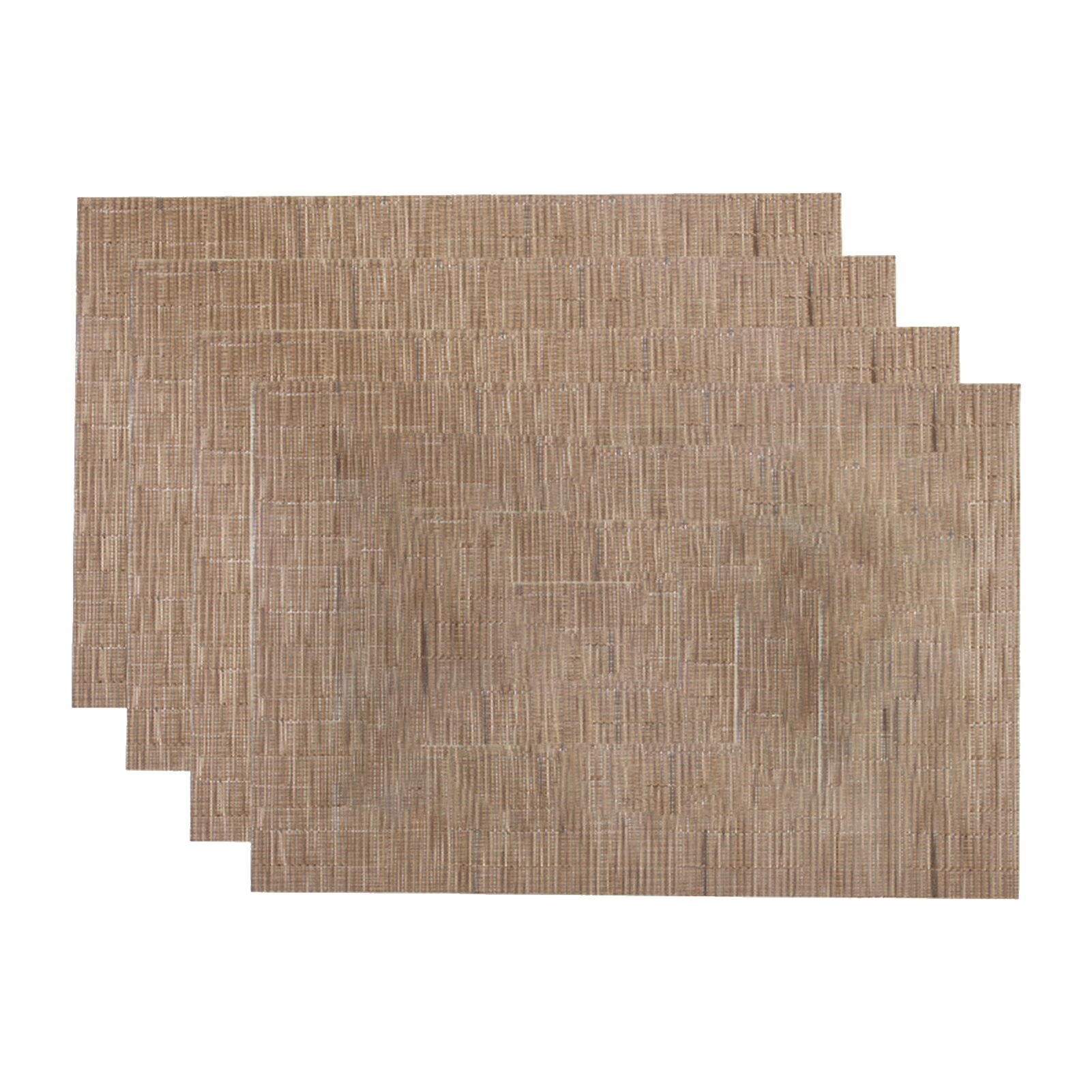 4pcs Rectangle Washable Picnic Vinyl Modern Restaurant Home Placemat Set Anti Slip Heat Resistant Nordic Style Dining Table: B