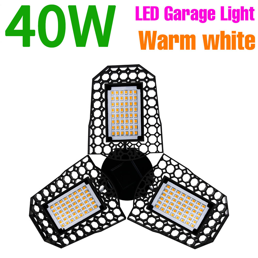 200w led-loftlampe til garage,  e27/e26 led-pærer ,  ac 220v kælderbelysning til lager, værksted 110v 40w 60w 80w 100w 150w: Rød & gul & blå