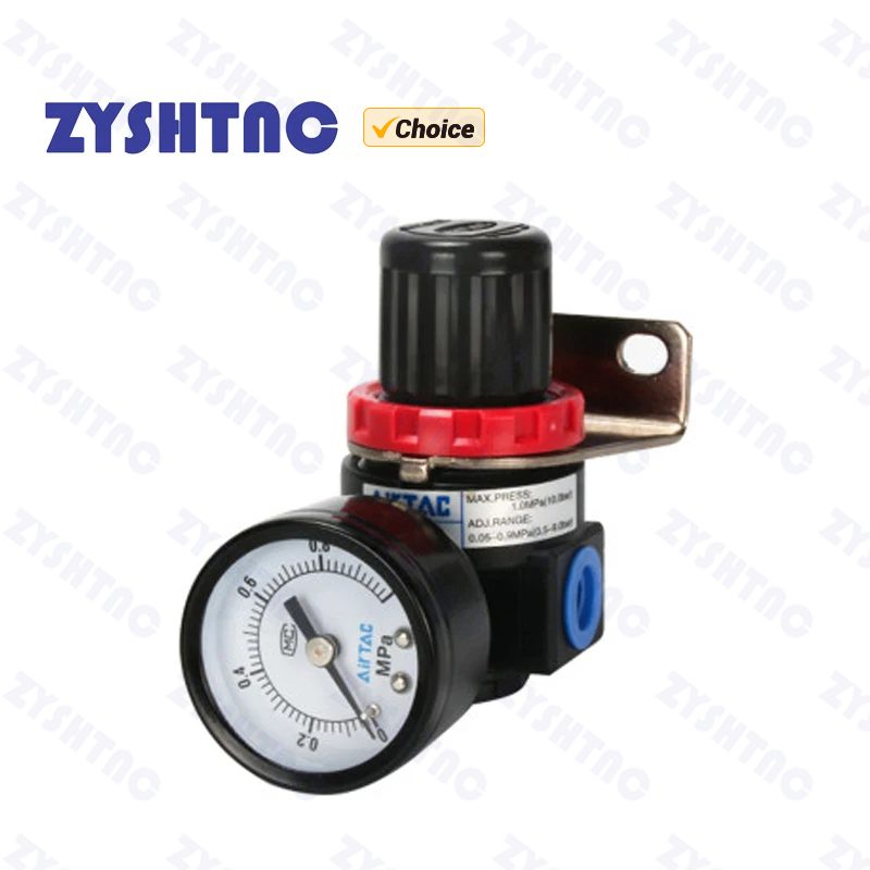 AR2000 G1/4'' AR2000-02 Pneumatische Mini Luftdruck Linderung Kontrolle Kompressor Regler Behandlung Einheiten Ventil Messgerät passend zu