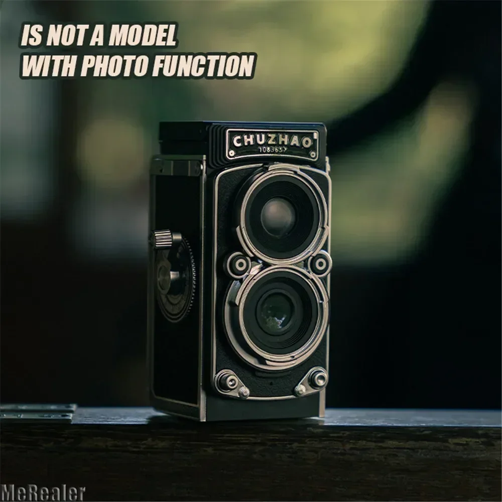 CCD Retro Mini Dual Reflex Camera Digitale Camera CMOS 12MP 1080P Model voor Collectie Niet-professionele Camera