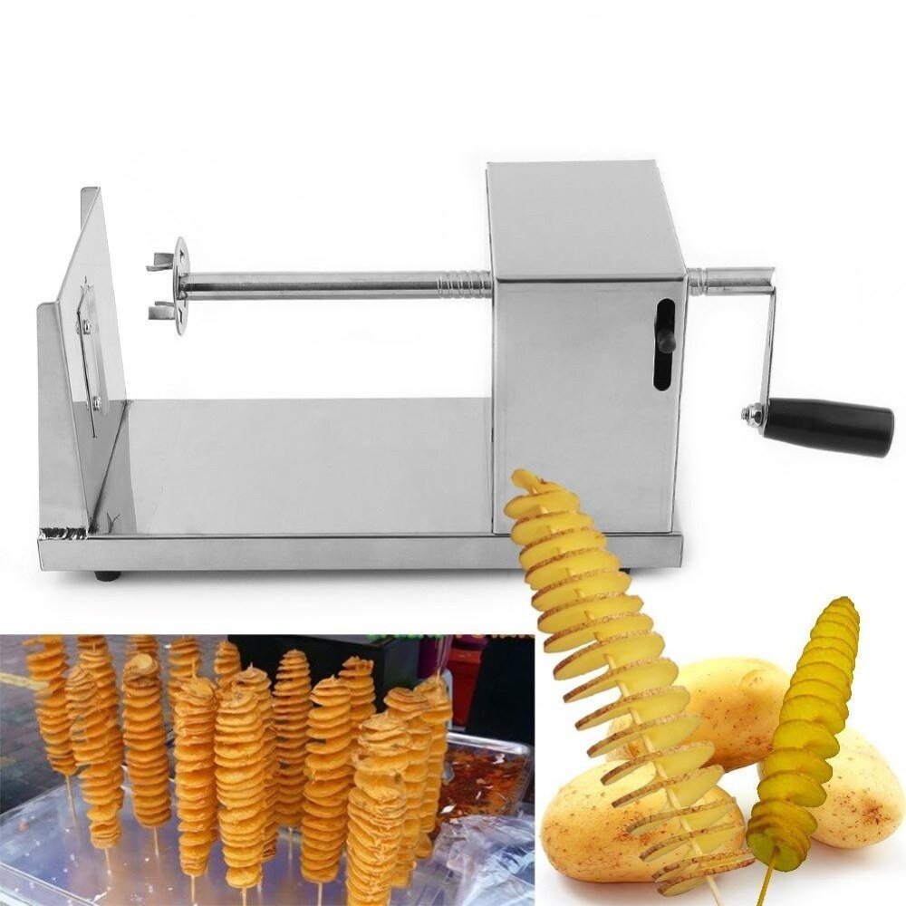 Stainless Steel Tornado Potato Machine Potato Spiral Cutting Machine Potato Cutter Machine /Potato Chips Machine