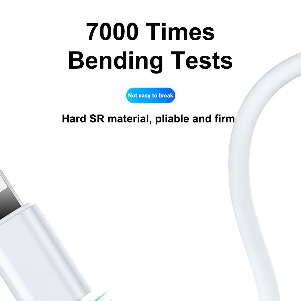 PD 18W Fast Charging Cable Type USB C For iPhone 13 mini 11 12 pro max Xs X xr 8 USB-C Type-C 3A quickly Charge Cable Data Line