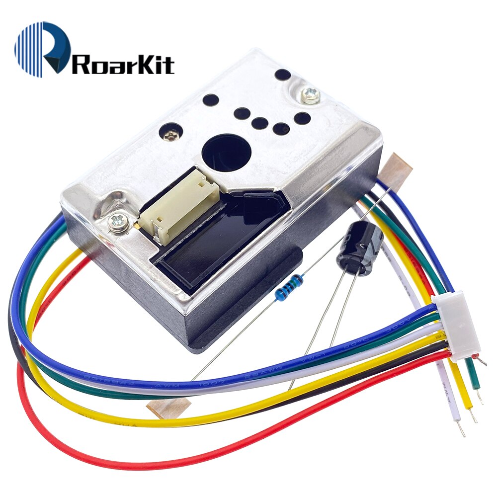 GP2Y1014AU0F Compact Optical Dust Sensor Compatible GP2Y1010AU0F GP2Y1010AUOF Smoke Particle Sensor With Cable