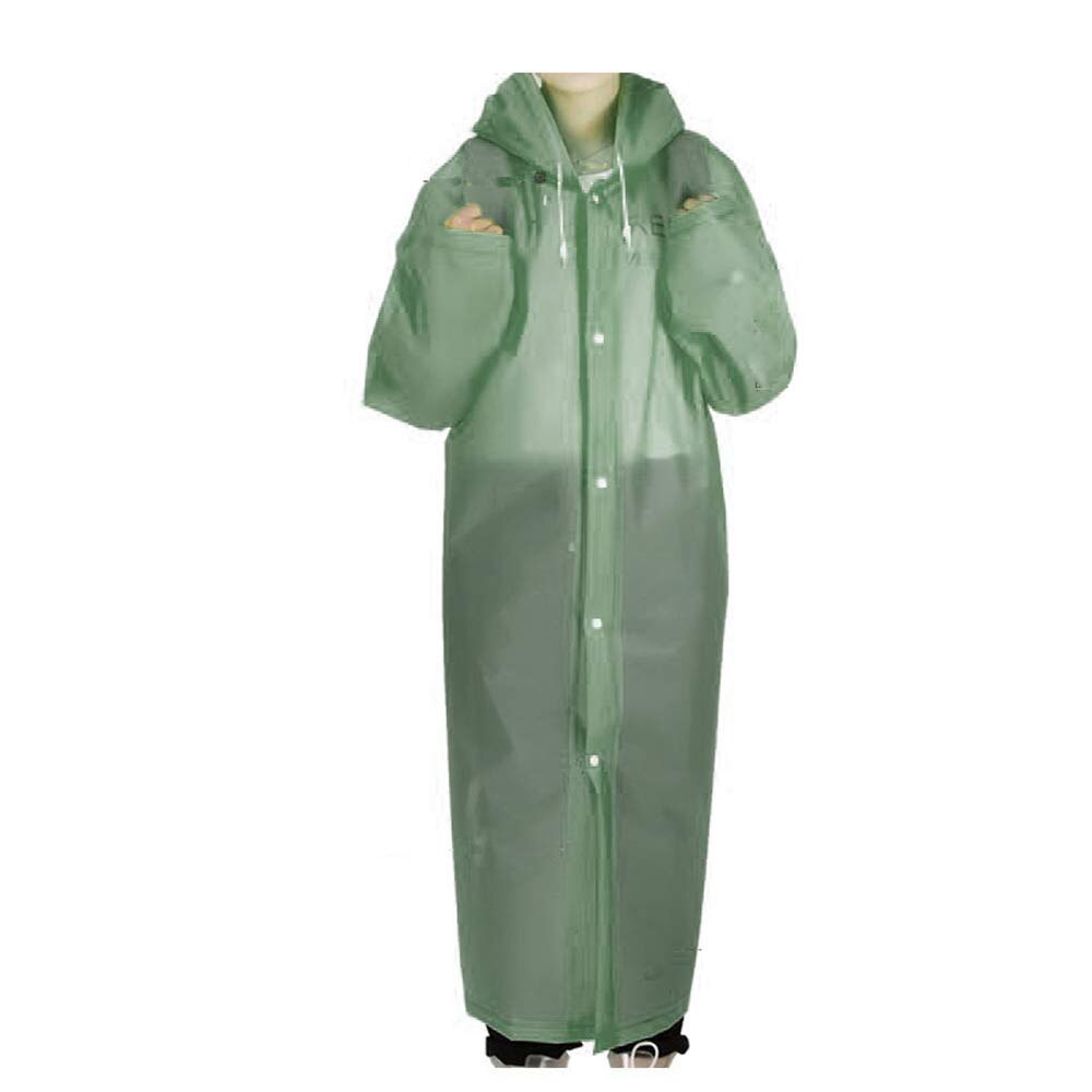 Daily protection hazmat suit Clothing anti-virus Lightweight Rain Jacket Coat Kagoul Hooded Pac A Way Showerproof: Army Green