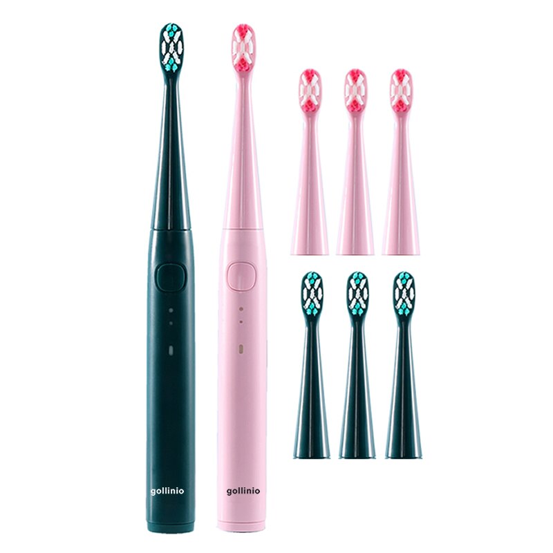 gollinio Electric Toothbrush usb fast charging GL56E smart electr toothbrush prodent Rechargeable Replacement Head