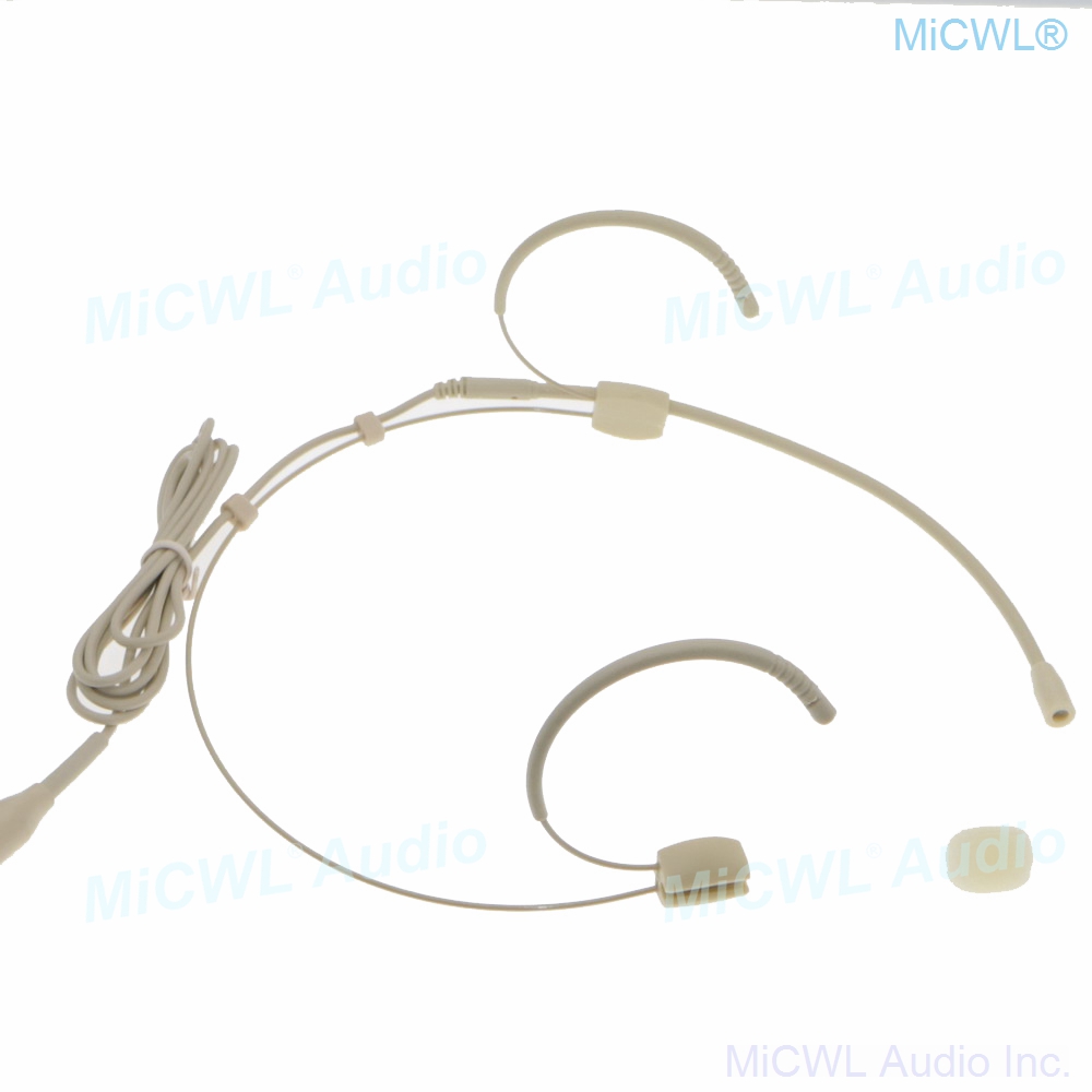 Omni Wireless Headset Microphone with 3.5mm Jack Lock Plug for PC Laptop Camera MiCWL A62