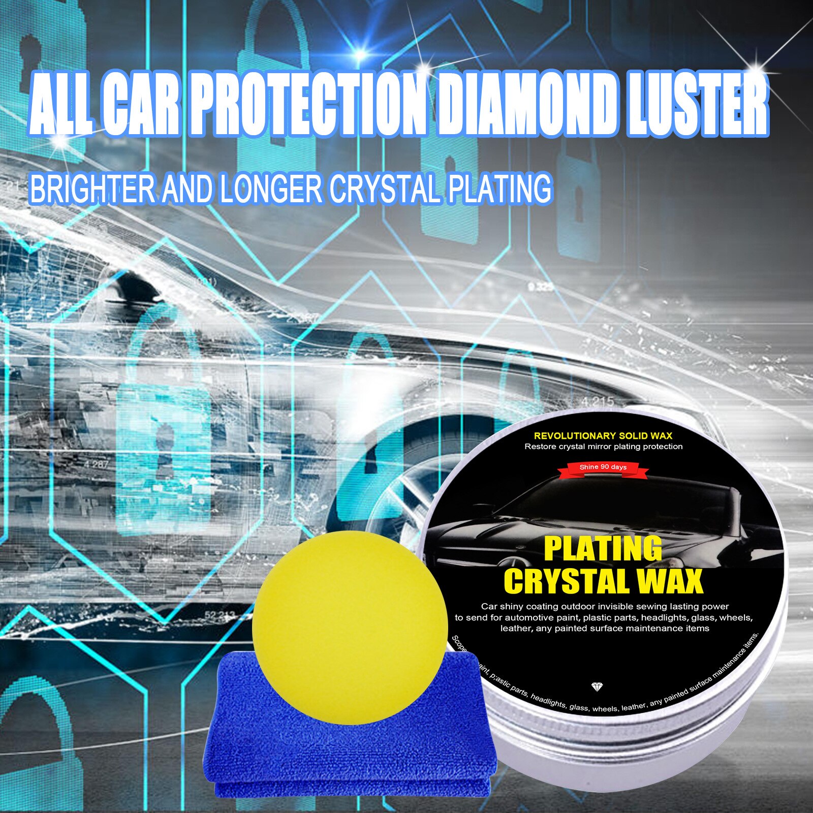 Auto Galvaniseren Crystal Coating Wax Waterdicht En Anti-Fouling Onderhoud Auto Wax Autolak Kras Reparatie Wax
