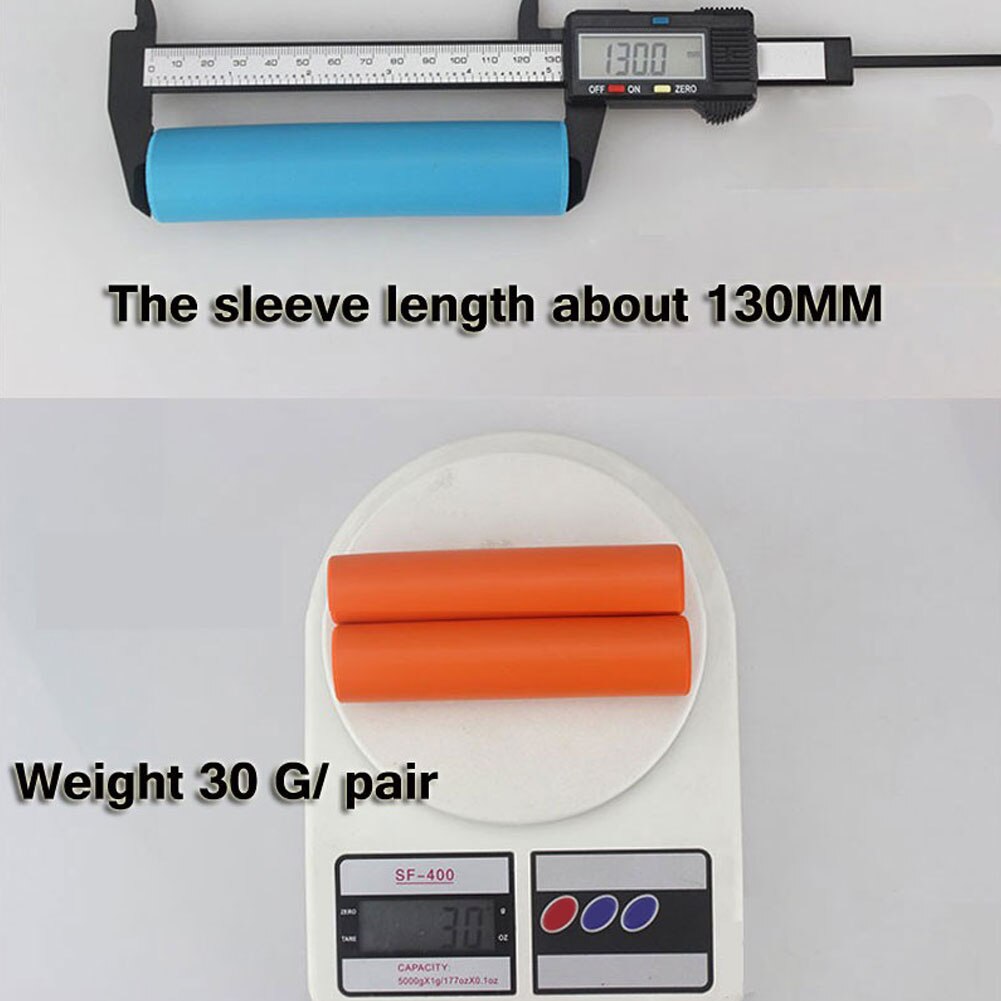 1 Paar Silicone Fietsen Fiets Grips Outdoor Mtb Mountainbike Handvatten Cover Anti-Slip Sterke Ondersteuning Grips Bike deel