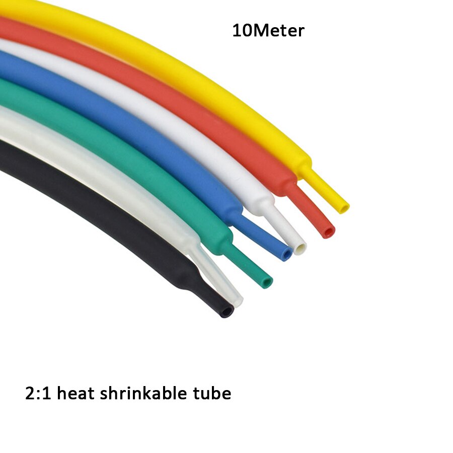 Heat Shrink 2:1 Heatshrink Tube Cable Wire Electrical Sleeving 0.6mm