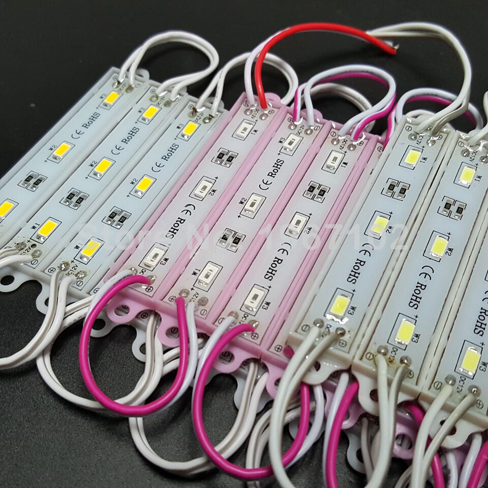 DC12V SMD 5730 3 LEDs LED Modules IP65 Waterdicht Licht Lamp 5730 Wit/Rood/Groen/Blauw Reclame Licht