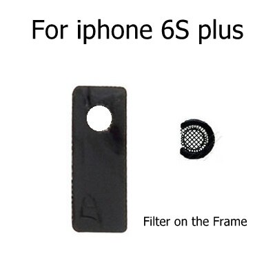 1 einstellen Klebstoff mikrofon Anti Staub Gittergewebe für iPhone 6 6s 7 8 Plus X MIC Staub-beweis Filter auf sterben rahmen mit 3M Kleber aufkleber: Pro iphone 6s Plus