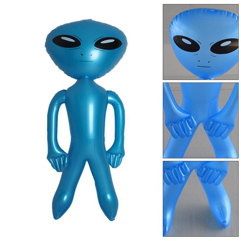 1Pc Milieubescherming Pvc Opblaasbare Alien Halloween Bar Decoraties