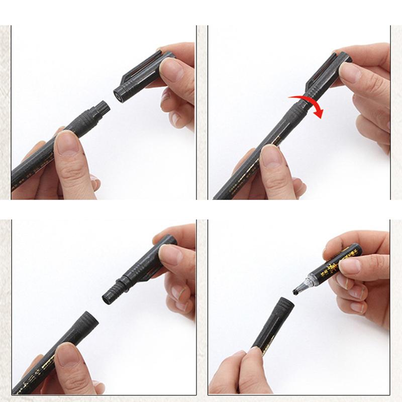 4pcs Writing Brush Calligraphy Pen Ink Writing Brush Signature Writing Painting Tool