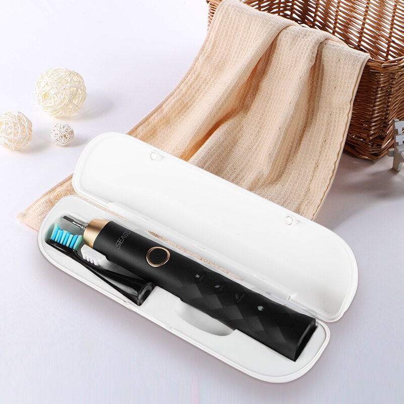 Seago bærbar rejseboks til elektrisk tandbørste udendørs elektrisk tandbørste beskyttelsesdæksel opbevaringsboks (kun rejseboks)