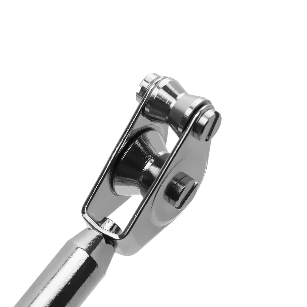 Punta de rodillo de acero inoxidable para caña de pescar, piezas de repuesto duraderas de anillo superior, accesorios de pesca para curricán, 1 ud.