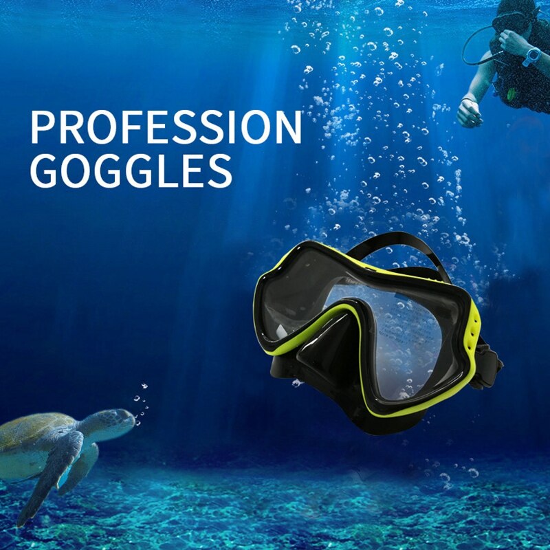 Snorkelen Set Anti-Fog Duikbril Snorkel Met Siliconen Mond Stuk Scuba Voor Volwassenen Zwemmen Duiken