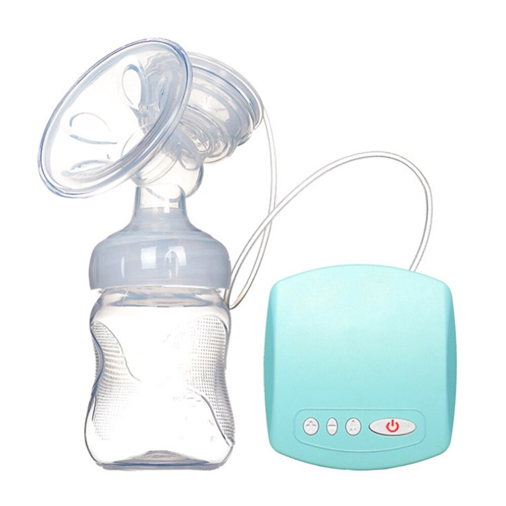 Breast Milk Pump Intelligent Automatic Electric Breast Pumps Nipple Suction Milk Pump Breast Feeding USB for Mother: Green