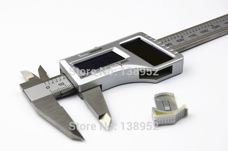 150mm 0.01mm stainless steel Solar Digital Caliper solar power carbon fiber electronic Vernier Gauge Micrometer