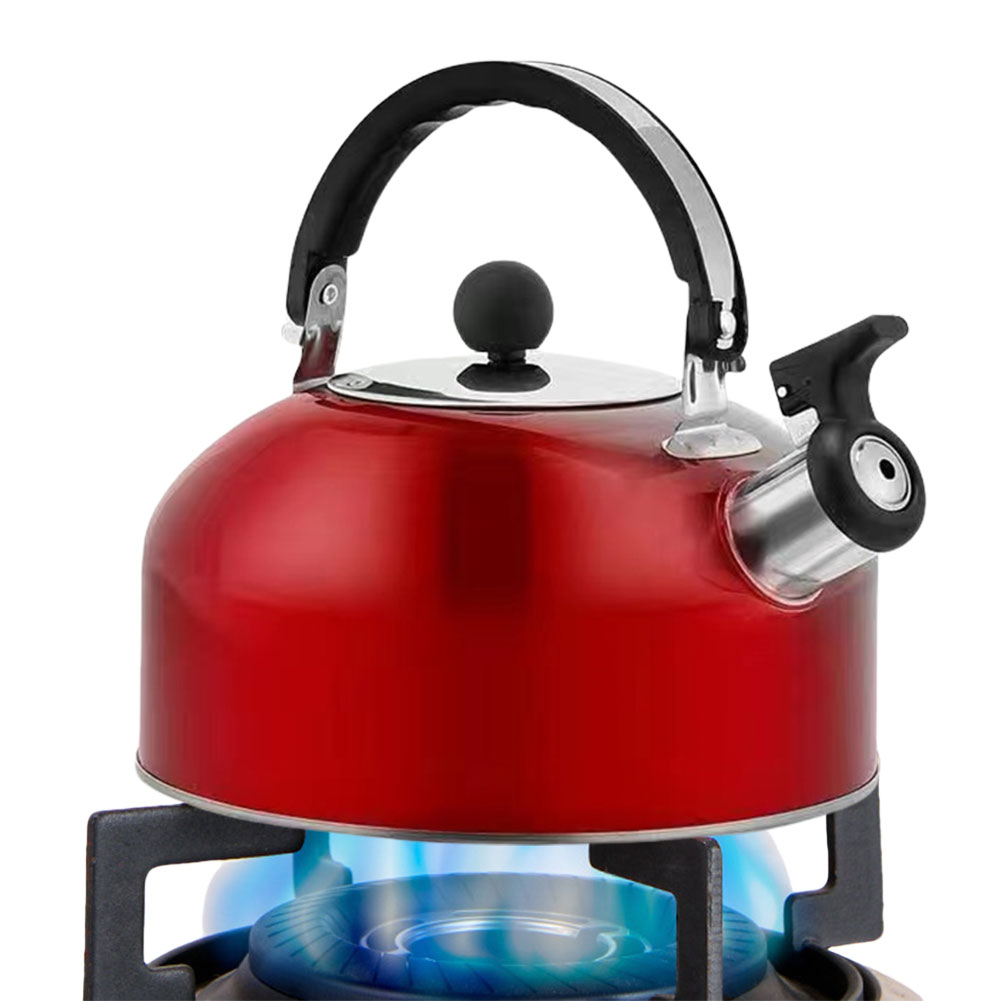 3l visslande tekokare i rostfritt stål, vattenkokare, värmebeständig vattenkokare, campinggryta för induktionsspis, gasspis