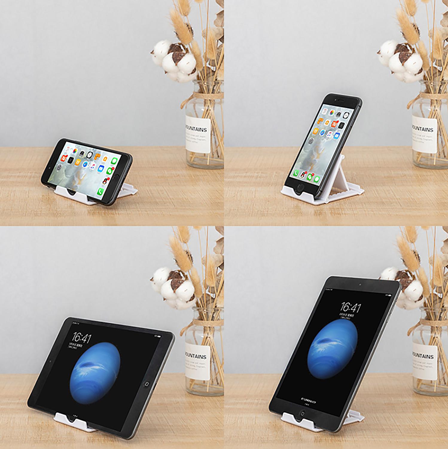 2pcs desk accessories Iphone holder Lazy Desktop Bracket Mount Stand Base bracket Foldable desk phone holder for iphone x 12